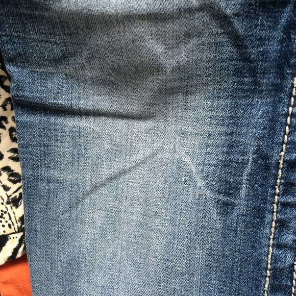 Miss Me Flower Corner Boot Jeans Sz 29 Rhinestones Sequins Medium Wash JP5636B2 - Picture 13 of 15